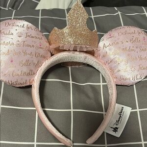 Disney Princess Pink Glitter Ears Headband
